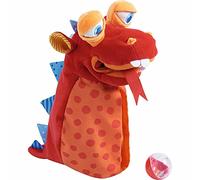 HABA 302926 Jouet en Peluche (Dragon en Peluche, Multicolore, Polyester, 1,5 an(s), 200 mm