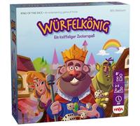 HABA 303485 - Würfelkönig, Kniffeliges Zockerspiel für 2-5 Spieler AB 8 Jahren, Spannendes Gesellschaftsspiel für Die Ganze Familie