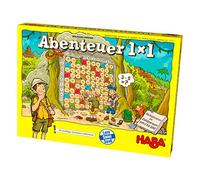 HABA 303717 - Abenteuer 1x1 | Rechen- Und Lernspiel zum Spielerischen Trainieren des Einmaleins | Multiplizieren im Zahlenraum 1-100 | Cleveres Spielprinzip Mit Selbstkontrolle | Spiel AB 7 Jahren