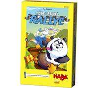 HABA 304326 - Rallye Mix-Max, jeu de dés et course d'obstacles avec de drôles d'animaux Mix-Max, jeu à emporter pour 2-4 joueurs de 5- 99 ans (ABVK)
