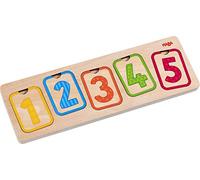 HABA- Puzzle en Bois Premiers Chiffres - Jouet pour Enfant - Apprendre Les Chiffres de 1 à 5-304587