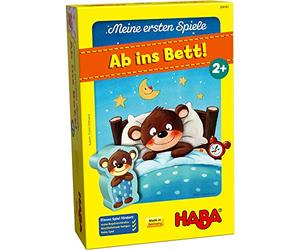 HABA 304761 - Mes premiers jeux - À partir du lit ! Jeu de mémos et de classement pour 1 à 3 joueurs à partir de 2 ans, avec matériel de jeu adapté aux enfants en bois et carton