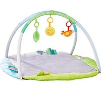 HABA 304778 - Panier de Jeu avec Couverture de Jeu Souple réglable en Hauteur avec 3 Niveaux de préhension avec Effets acoustiques et optiques