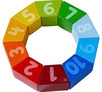 Jeu en bois Puzzle de chiffres 10 pièces La ferme HABA® - Jouet en b