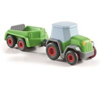 HABA 305562 - Kullerbü - Tracteur avec remorque, Accessoires pour circuit de billes dès 2 ans