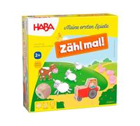 Haba jeu Mes premiers jeux ne comptent que Le carton/bois 33 pièces Vert G