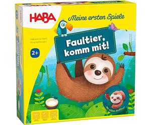 HABA 306599 Mes Premiers Jeux - Paresseux, Viens avec toi, Jeu pour Enfants à partir de 2 Ans, Multicolore