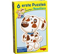 HABA 3902 6 Little Hand Puzzles - Animals, Multi-Coloured