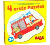 Haba 4 Premiers Puzzles Véhicules Dintervention