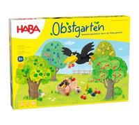 HABA 4170 - Obstgarten Spannendes Würfelspiel, mit 40 Früchten aus Holz Und Leicht Verständlichen Spielregeln, Beliebtes Brettspiel AB 3 Jahren