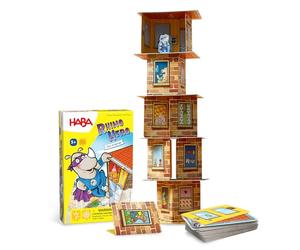 HABA 4789 Rhino Hero- A 3D stacking games for ages 5+ English version (Made in Germany)