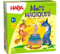 HABA 5486 - Mots magiques - jeu éducatif dès l'âge de 6 ans pour l'apprentissage des lettres, Marron