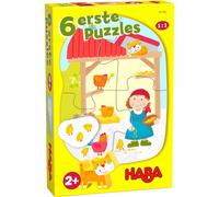 HABA 6 erste Puzzles - Bauernhof, Kinderpuzzle, Kinder Puzzle, ab 2 Jahren, 1307182001