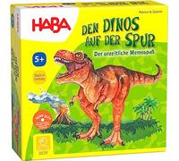 HABA 7591 - Les Dinosaures sur la Piste, Jeu de Ponte, 41 mm x 107 mm x 106 mm