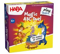HABA ABC Duel Magique - Jeu éducatif dès 6 Ans pour Apprendre Les Lettres et s’entraîner à l’Alphabet pour la rentrée Scolaire - Jeu Compact à emporter - 2013833004