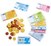 Haba - Argent pour jeu de marchand - Billet euro en papier solide avec carte de crédit pour enfant - Jeux de rôle - Apprendre les calculs - 304131