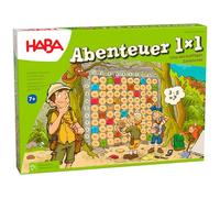 HABA Aventure 1x1 - Jeu éducatif de Multiplication pour Enfants dès 7 Ans - Calcul Mental de 1 à 100 avec autocontrôle - Jeu de société mathématique