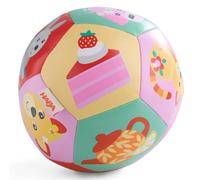 HABA Balle bébé Tea Party - Jouet de motricité Doux pour bébé dès 6 Mois | Idéal pour saisir, rouler et ramper. Favorise la motricité et la coordination. Robuste et facile à nettoyer.