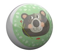 HABA Ballon Forêt 14 cm pour Enfants dès 2 Ans - Ballon de Jeu en Plastique avec Motifs d’Animaux et Valve, Brillant, idéal Jardin, Plage et intérieur - 2012756001
