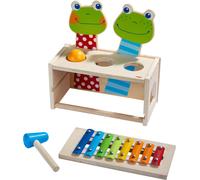 HABA Banc à marteler Musical Concert de Grenouilles