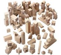 HABA 1077 - Blocs de Construction - 102 Piece Extra Large Wooden Starter Set (Fabriqué en Allemagne)
