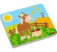 Haba Bois Puzzle La vie à la campagne amusante