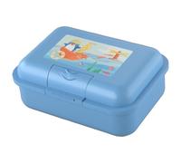 HABA Boîte à lunch Pingouin (Bleu) avec compartiment séparé - Boîte à snacks robuste pour enfants, compatible lave-vaisselle, idéale pour l'école, la crèche et les voyages - 2012442001
