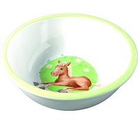 HABA - Bol - Vaisselle enfants - Thème Chevaux - Assiette solide et de qualité - Antidérapant - 305699