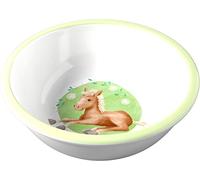 HABA - Bol - Vaisselle enfants - Thème Chevaux - Assiette solide et de qualité - Antidérapant - 305699, Coloré