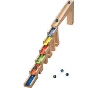 HABA - Briques mélodieuses - Toboggan à Billes en Bois - Piste sonore - Blocs musicaux - 3399