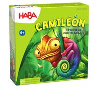 HABA Camiléon - Jeu de mémoire et de Collecte Animalier avec des éléments en Bois de Haute qualité - pour 2 à 4 Joueurs à partir de 6 Ans - 1307140003