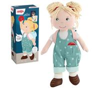HABA Carmushka Poupée Tilli - 30 cm - Poupée en Tissu pour Tout-Petits - Douce, Lavable et Facile à Enfiler - À partir de 18 Mois - Vu de Mon Bouton, Un Univers - 2013203001