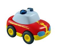 HABA Cars 2012149001 - Camion de Pompier à Moteur oscillant - Voiture de Course Durable en Plastique recyclé - Voiture de Course sans Batterie à partir de 2 Ans