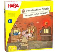 HABA Commissaire Souris société-Jeu d'enquête et de mémoire-6 Ans et plus-306114, Coloré