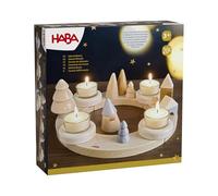 HABA Couronne de l'Avent - Décoration de Noël en Bois de hêtre pour l'Avent et Une atmosphère Festive - à Combiner et à agencer à volonté - 2012292001