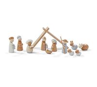 HABA - Crèche de Noël en Bois PEFC - Personnages Noël - Décoration Noël - Réf 304685