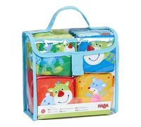 HABA Cubes Souris Mia & Dragon Duri, Rouge,Vert
