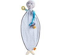 HABA - Doudou Naissance + Attache tétine - Phoque Rudi - 305827 Gris