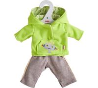 HABA Ensemble de vêtements pour poupées de détente - Tissu Doux - Facile à Enfiler et à Retirer, Facile d'entretien, Lavable à 30 °C - Coupe Parfaite pour Les poupées de 32 cm - 1306961001