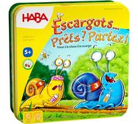 Jeu de société Haba Escargots... Prets ? Partez ! Jaune G