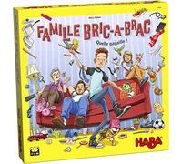 HABA 304683 - Famille BRIC-à-BRAC - jeu de puzzle avec plateau de jeu XXL et matériel de jeu 3D, jeu à partir de 5 ans