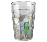 HABA Gobelet pailleté Forêt 2 - gobelet enfant avec effet pailleté scintillant, parfait pour eau, jus & thé, pratique pour petites mains - 2012447009