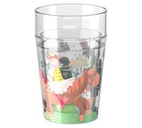 HABA 2012447004 Tasse à paillettes Princesse sur cheval - Gobelet pour enfant avec effet pailleté scintillant, parfait pour l'eau, le jus et le thé, pratique pour les petites mains