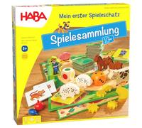 HABA Grande Collection de Jeux pour Enfants à partir de 3 Ans - 10 Classiques : Memory, Courses & Couleurs - 1004278001