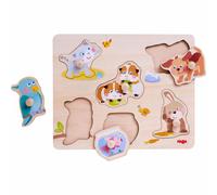 HABA Greifpuzzle Haustiere, Kinderpuzzle, Puzzle, Kinder, ab 12 Monaten, 1306541001