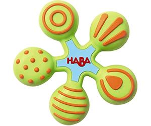 HABA - Hochet Étoile - Jouet de dentition en silicone - Dentier lavable sans BPA - Bébé - 300426