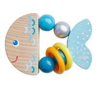 Haba hochet Kleppervis 7 cm junior bois bleu Bleu G