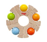 HABA - Hochet Roue à Billes - Jouet d'activité - 6 Mois et Plus - 306692, Coloré
