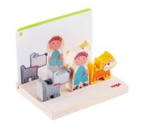 Jeu à empiler 3D - HABA - A la ferme - Marron - Mixte - 18 mois - Enfant