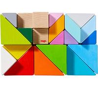 HABA - Jeu d’Assemblage 3D Tangram - Cubes en Bois - 305778 - Jouet en Bois PEFC - Dès 2 Ans Multicolor